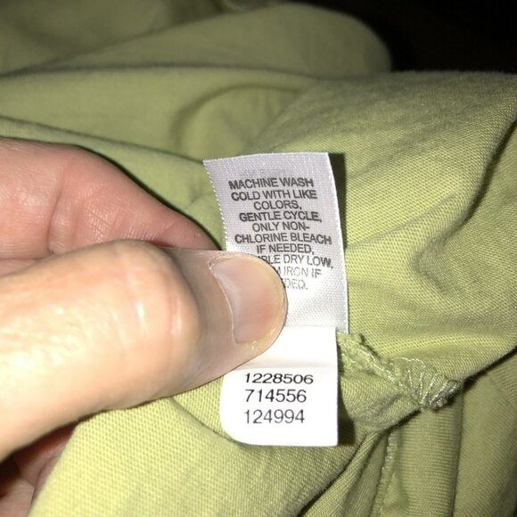 J Jill Sleeveless Green Cotton Maxi Sun Dress With Tiered Ruffle Size Medium - Picture 9 of 10